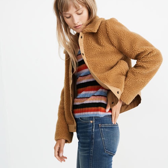 madewell teddy jacket